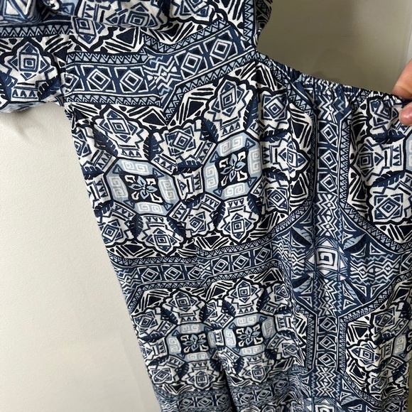 George Women's Cut-Out Wide Leg Pattern Jumpsuit XL - Picture 4 of 13